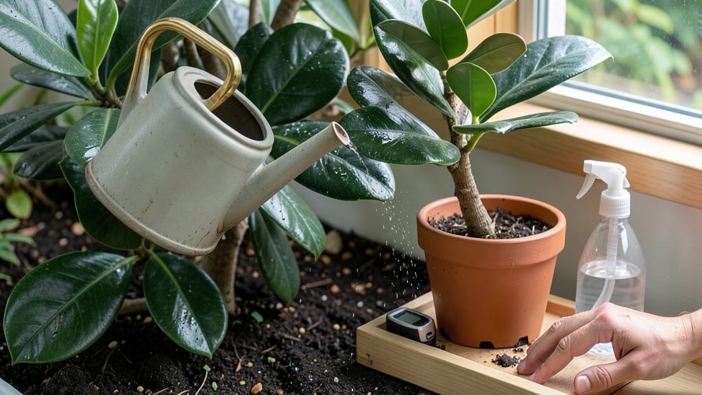 Rubber Plant Watering Schedule: Exact Weeks Between Soakings for Thriving Leaves