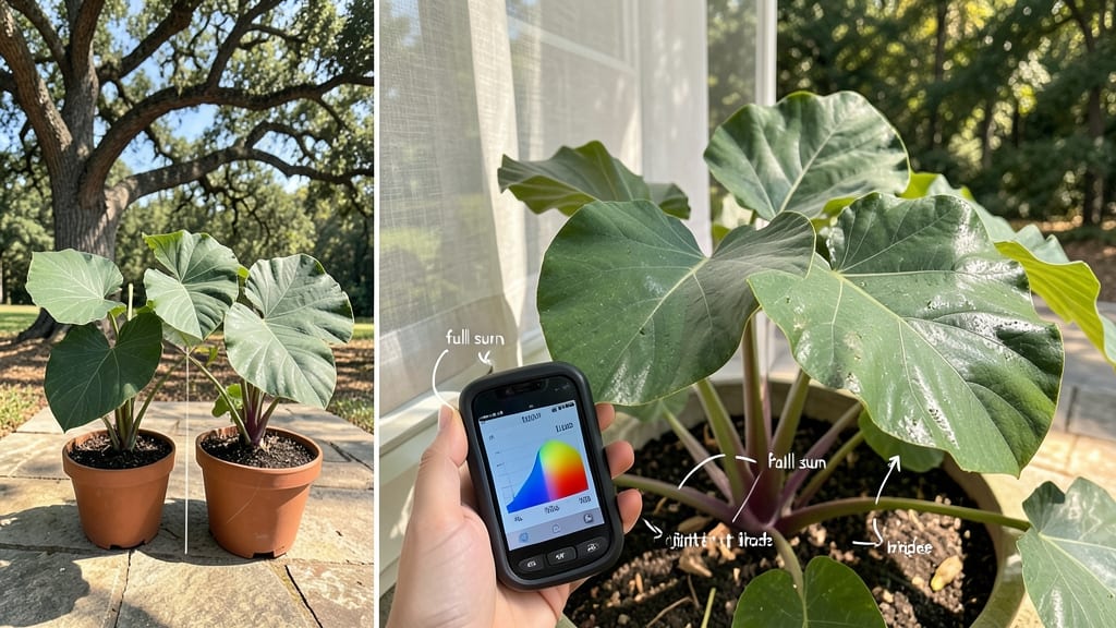 How Much Light Do Elephant Ear Plants Need: Thriving in Bright Indirect Sunlight