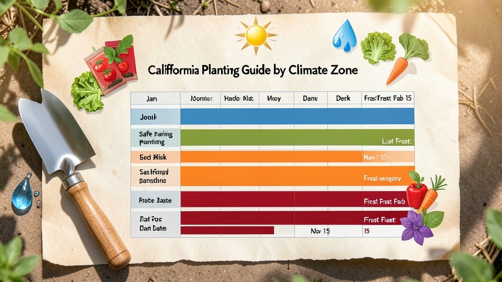 When to Plant a Vegetable Garden in California: Microclimate Start Dates by Region